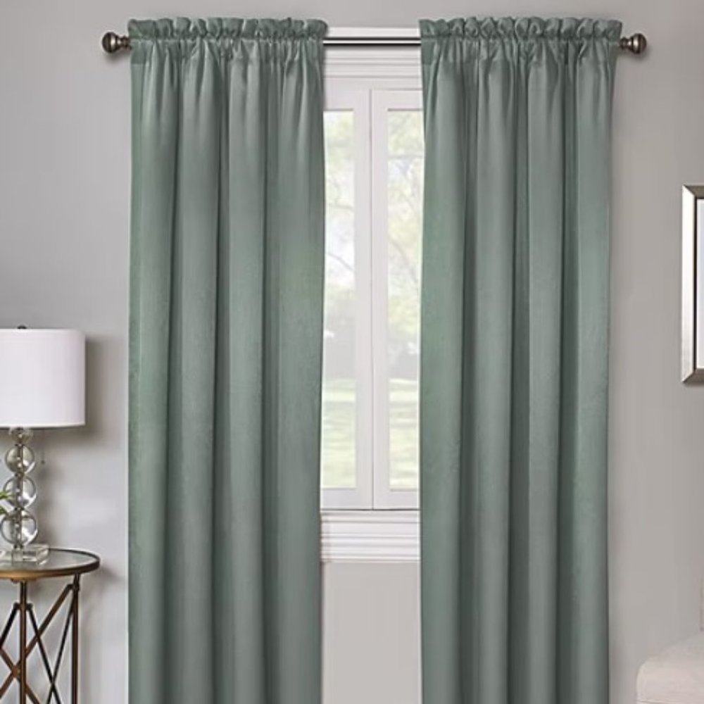 Regal Home Regency Light-Filtering Rod Pocket Single Curtain Panel